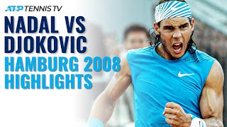 Rafa Nadal vs Novak Djokovic BRILLIANT Hamburg 2008 SemiFinal! | Classic Tennis Highlights