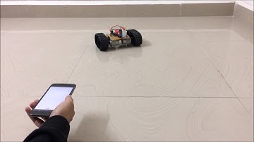 Arduino DriveBot | Smartphone [Android App] Controlled Robot | Accelerometer [Tilt] Control