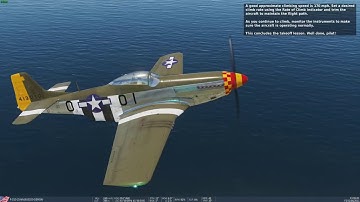 DCS World P-51D Mustang. Training 04 : Takeoff Guided Practice