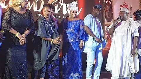Adebayo Salami ,Dayo Amusa, Femi Adebayo,Ronke Oshodi,& Other Cast In Alagbara Storm Stage Dancing