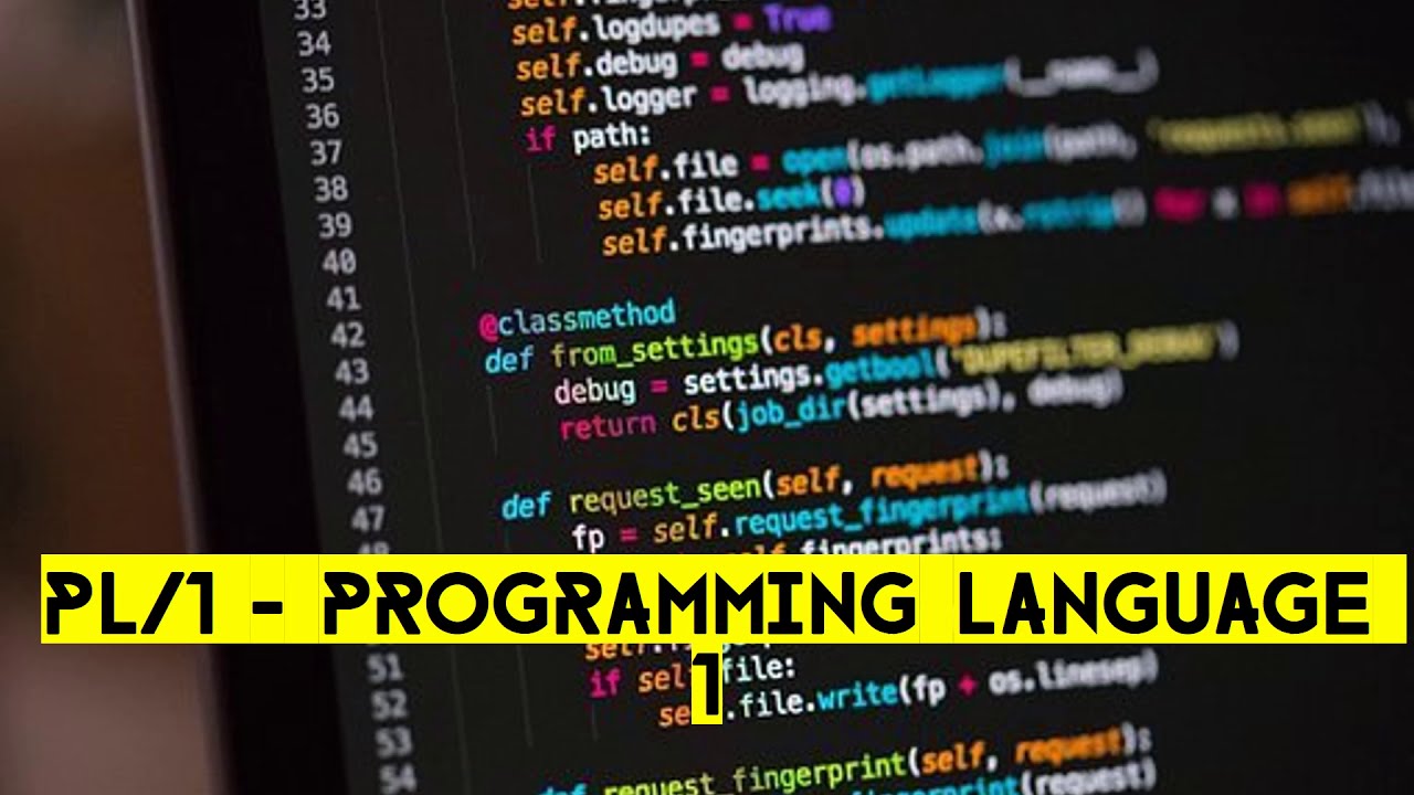 PL/1 - Programming Language 1 - Definicion, Caracteristicas - YouTube