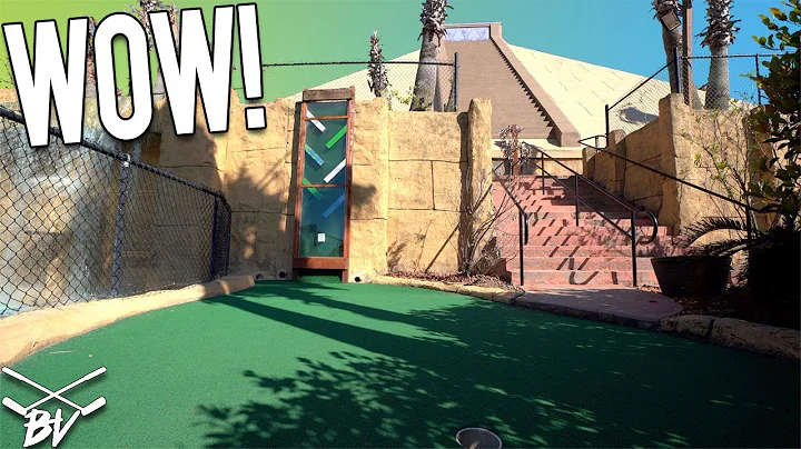 I HAVE NEVER SEEN A MINI GOLF COURSE DO THAT BEFORE!