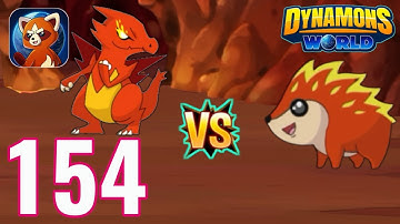 KRIMSON Vs. PYROPINE (Mt. Krembo) | Dynamons World  Gameplay – Part 154 (iOS, Android).