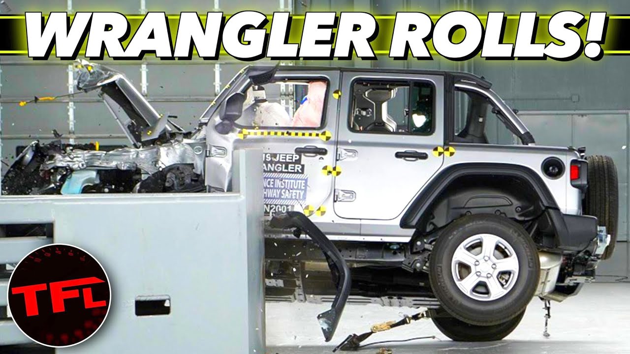 The New 2020 Jeep Wrangler Rolls in Crash Test, But Still Comes Away With  Good Ratings! - YouTube