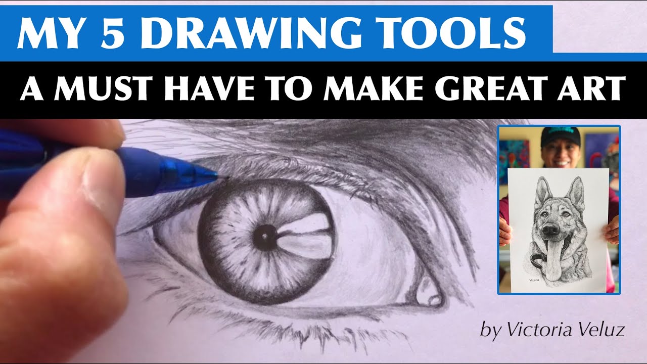 My 5 Drawing Tools - A Must Have To Make Great Art!