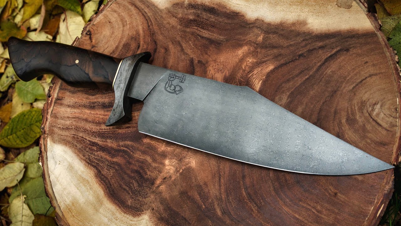 WOOTZ Bowie Knife for the Fantasy Challenge! YouTube