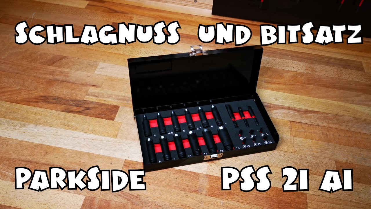 bedeutend Lidl - PSS 21A1 Schlagnuss-Set Performance - YouTube PARKSIDE®