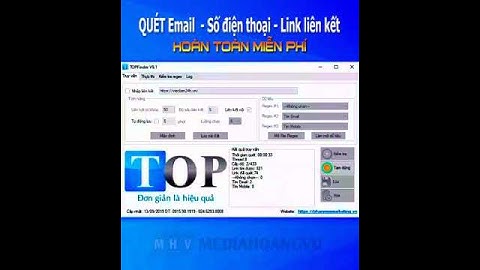 Quét Email - Số điện thoại - Link liên kết hoàn toàn miễn phí.