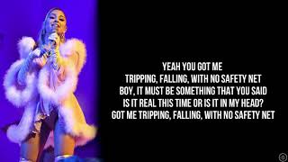 Ariana Grande ft. Ty Dolla $ign - SAFETY NET (Lyrics)