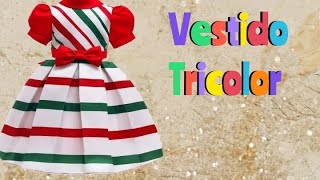 COMO HACER UN VESTIDO MEXICANO NIÑA - YouTube