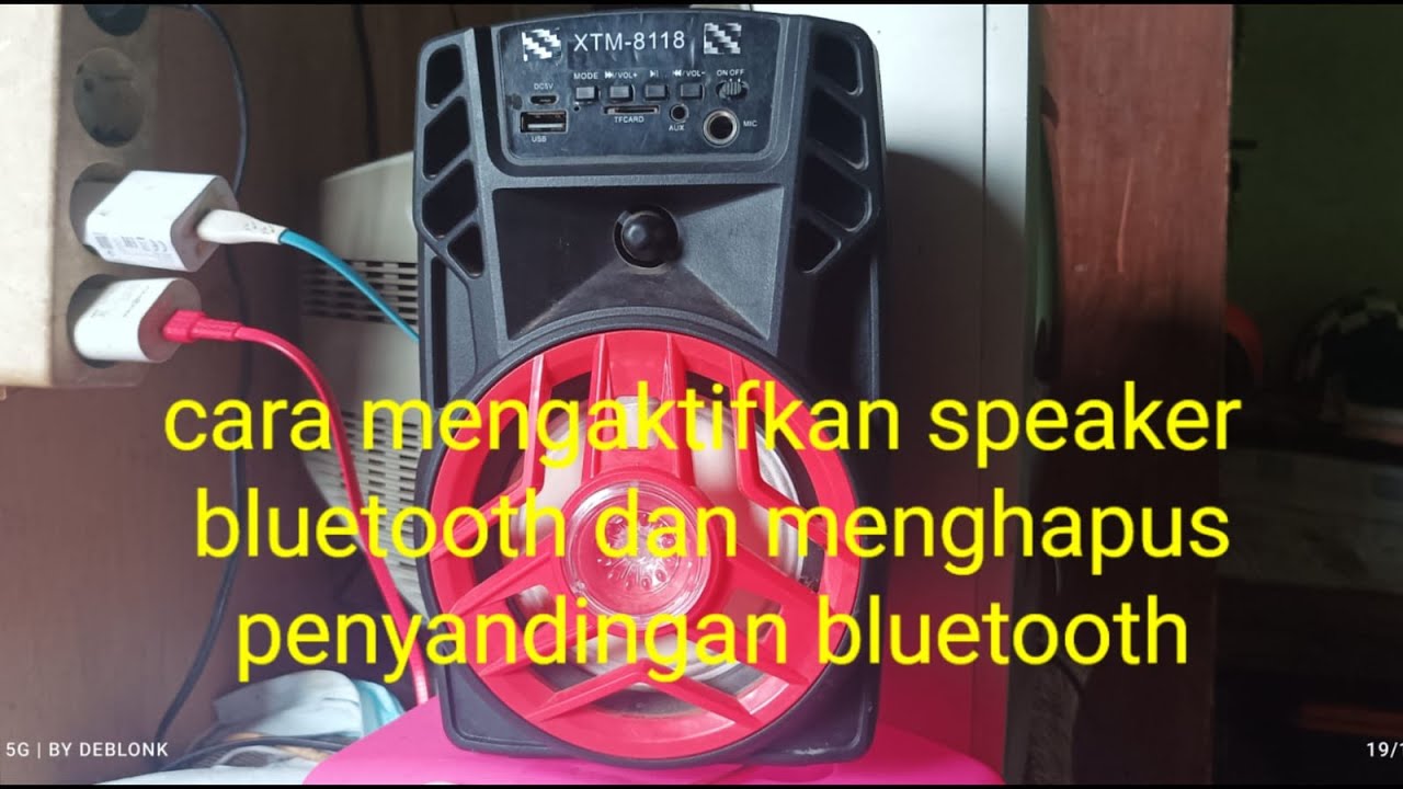 cara mengaktifkan dan menghapus penyandingan speaker bluetooth