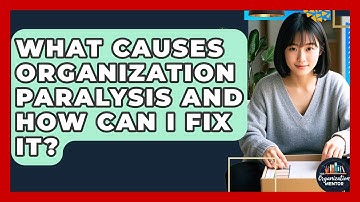 What Causes Organization Paralysis And How Can I Fix It? - Your Organization Mentor