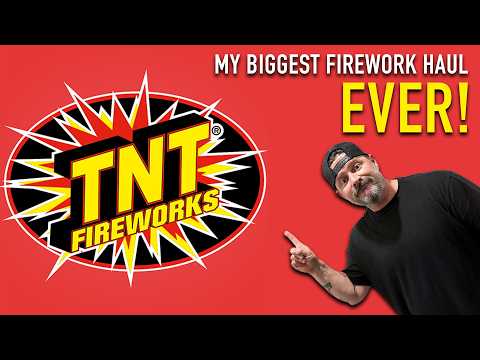 My Biggest Firework Haul Ever! (Truck Completely Loaded)