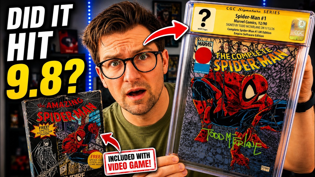 RARE Spider-Man Comic SIGNED by Todd McFarlane… Did It Hit CGC 9.8