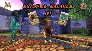 Wizard101: 1v1 Exalted Balance vs Exalted Myth