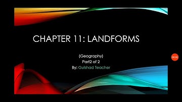 Chapter 11: Landforms/Class6/S.S