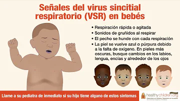 ¿Cómo puedo saber si mi hijo tiene el virus respiratorio sincitial?