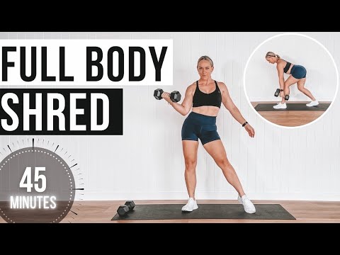 45 MIN Workout to Shred Fat & Build Muscle | No Repeat Strength & Cardio