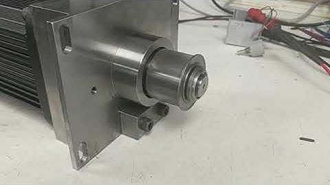 Test Run for the Yaskawa AC Servo Motor Drive, MN: USAGED-09AW2TE