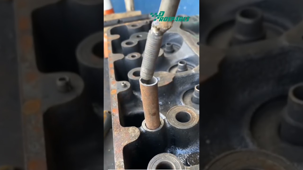 Easy Stud Remove From Inside with help of thin pipe. 