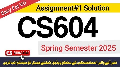 CS604 Operating Systems Full Lecture | Virtual Memory, Scheduling, File System | VU Spring 2025