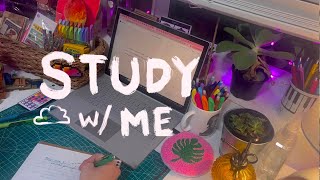 ☆Study With Me!☁️45 min (No Music)