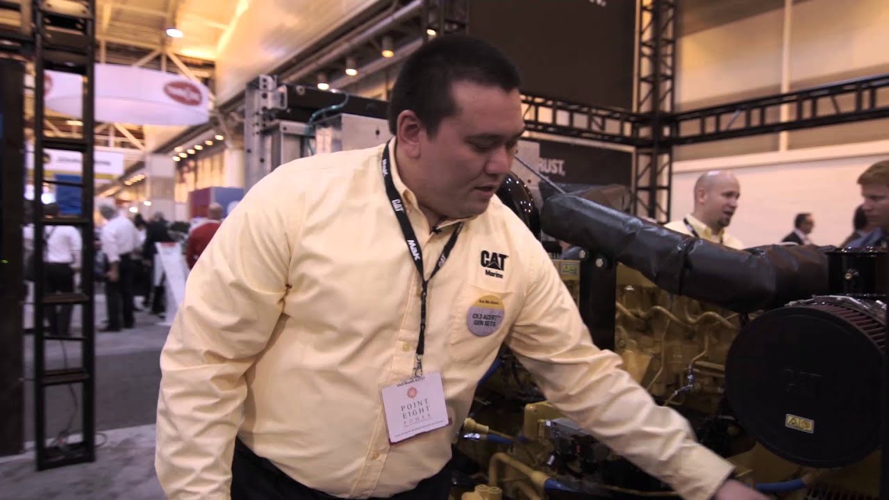 marine power parts Cat C9.3 Generator Set Walkaround