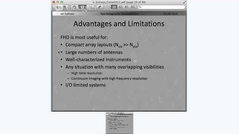 Fast Holographic Deconvolution: a new technique for precision radio interferometry - Ian Sullivan