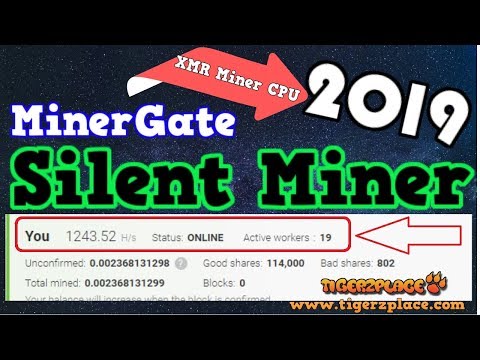 Minergate Silent Miner ( FUD + Hidden ) | XMR Miner CPU 2019