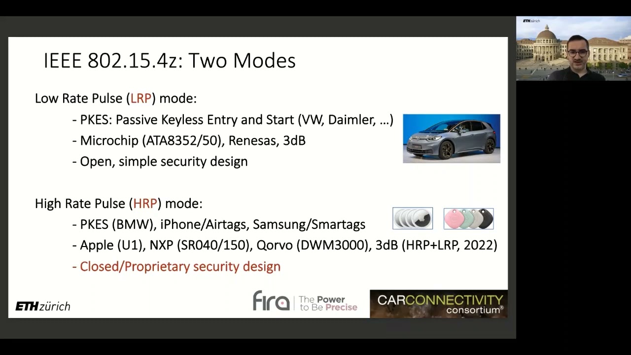 On the Security of (UWB) Distance Measurement - YouTube
