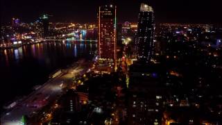 Danang By Night From Above