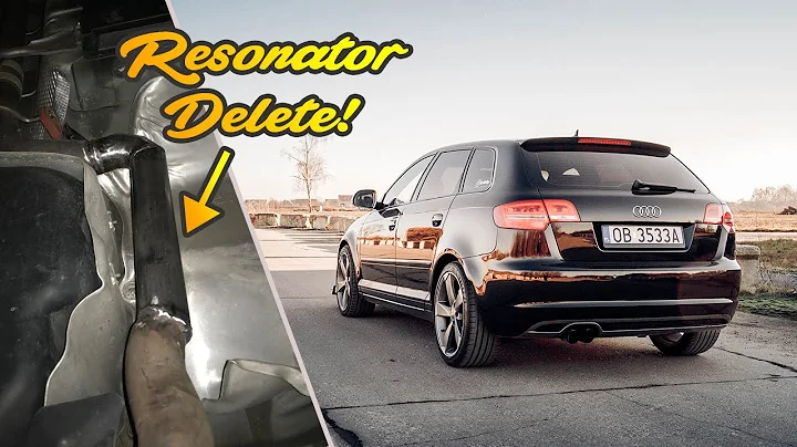 Resonator Delete // SOUND 100 TIMES BETTER! # Best Exhaust Sound Audi A3