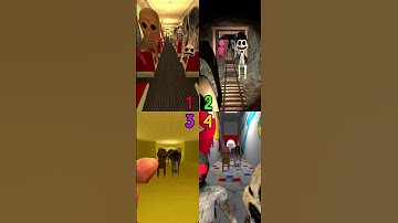 CHOOSE YOUR FAVORITE ZOONOMALY VS TREVOR HENDERSON MONSTERS - TRAIN BACKROOMS TUNNEL PLAYHALL Gmod !