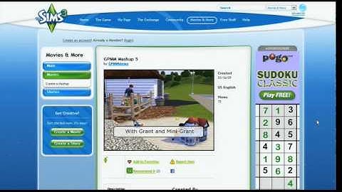 The Sims 3 Movie Making Tool Trailer