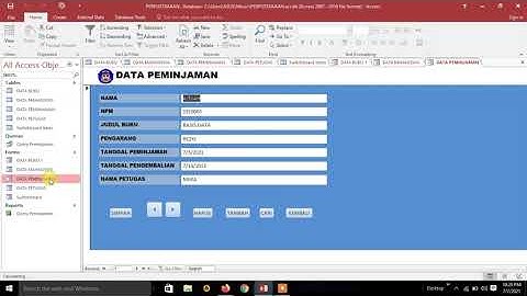 perancangan basis data studi kasus database perpustakaan