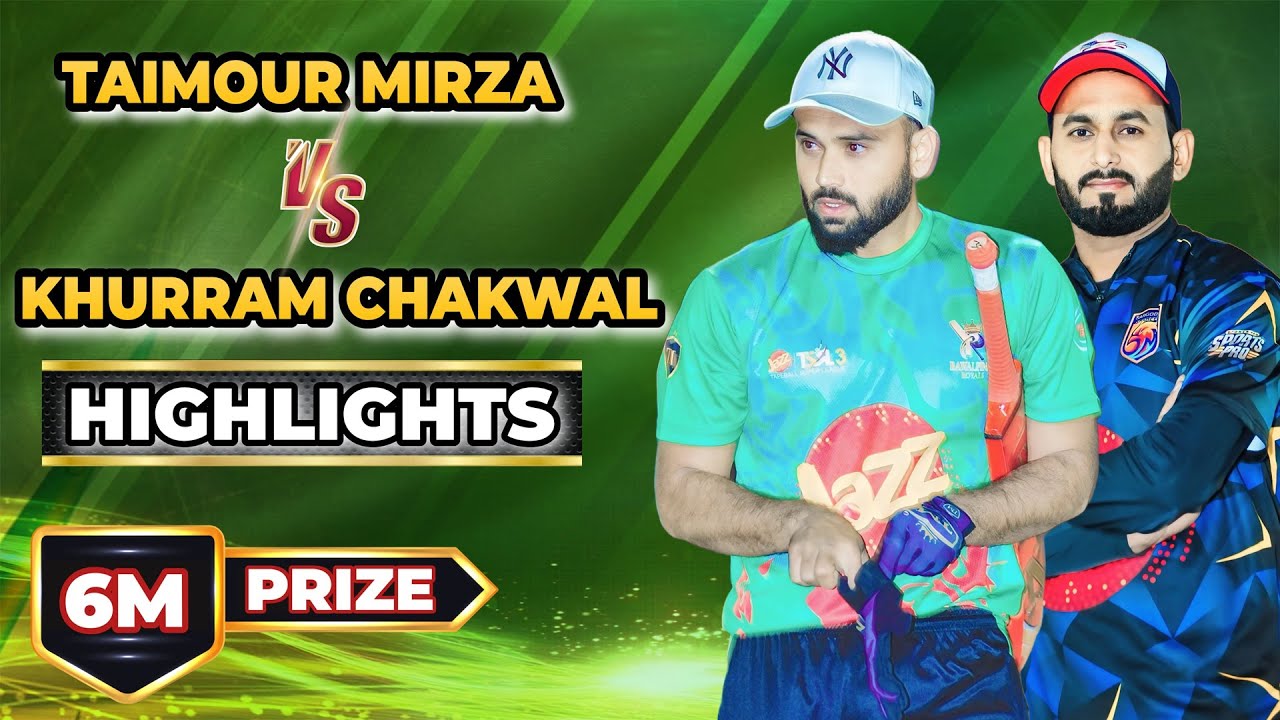 FINAL 2025 TAIMOUR MIRZA VS KHURRAM CHAKWAL PRIZE 6M BEST MATCH IN ...