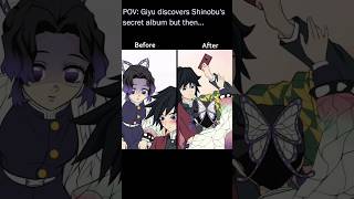 MISCHIEVOUS ENCOUNTER Shinobu x Giyu - Kimetsu no Yaiba - part 1&2❤️ 📱핸드폰 보여줘