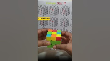 Solving Last Layer by Oll Formula👆!