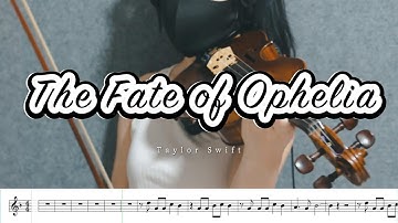 🎻 The Fate of Ophelia - Taylor Swift (Violin Cover with Sheet Music)