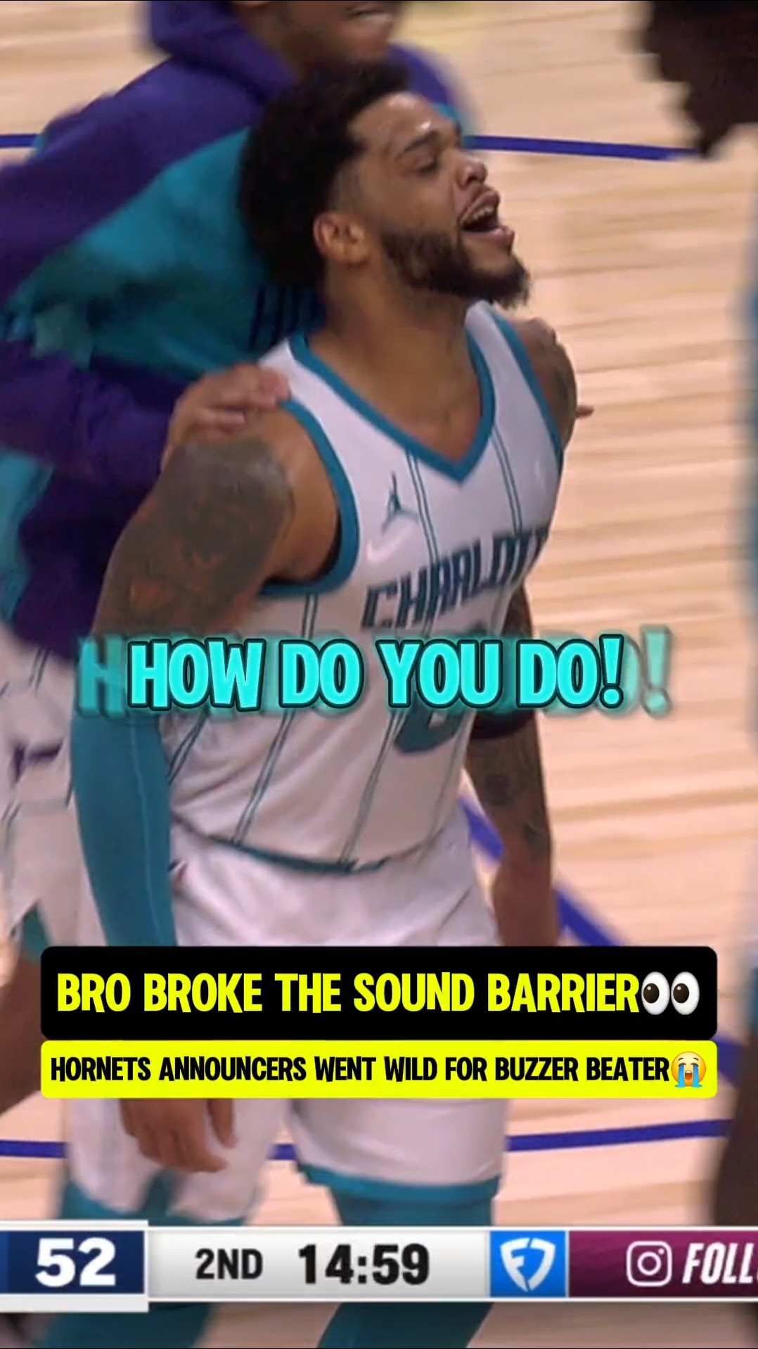Hornets announcers LOST IT!?