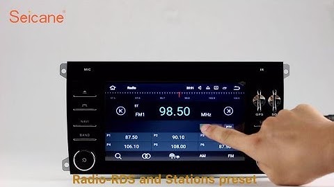 Aftermarket GPS 2003-2011 Porsche Cayenne Radio DVD Player Navigation system with Bluetooth Music