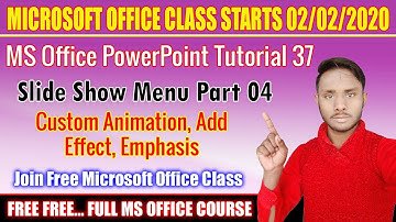 MS powerpoint tutorial 37 || slide show menu part 4 || in hindi || by dev bind || technical dev