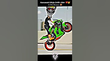 kawasaki Ninja Zx10r rider ❤️👑 #rider #zx10r #stunt #drift #bikerider #edit #shorts