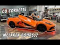 2022 HTC C8 CORVETTE GETS "BUTTERFLY" DOORS AND SOUND SYSTEM UPGRADE !!!