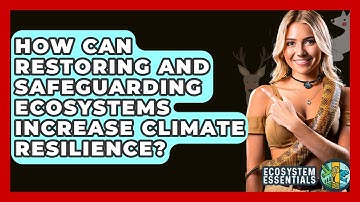 How Can Restoring and Safeguarding Ecosystems Increase Climate Resilience? - Ecosystem Essentials