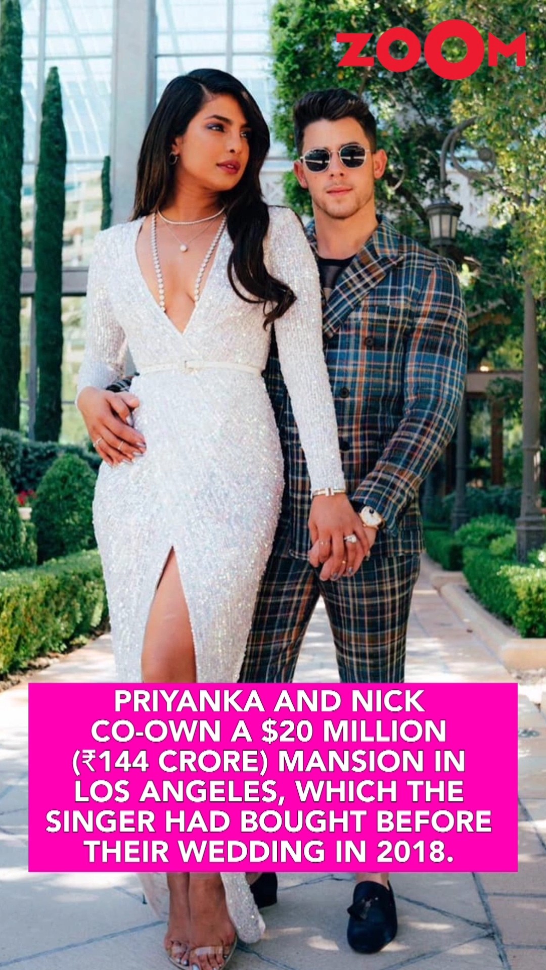 Priyanka Chopra \u0026 Nick Jonas' GRAND mansion in Los Angeles #shorts #priyankachopra #nickjonas