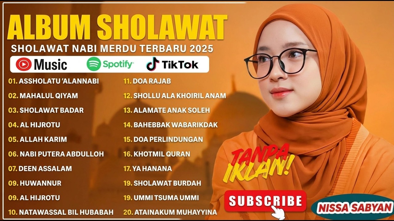 ASSHOLATU 'ALANNABI - SHOLAWAT NABI MERDU - NISSA SABYAN FULL ALBUM - SHOLAWAT TERBARU 2026