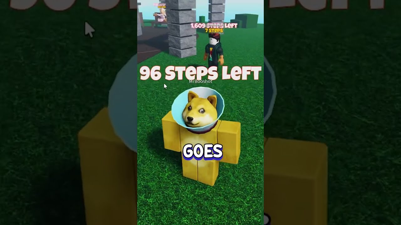 Roblox, BUT you have Limited Steps! #shorts