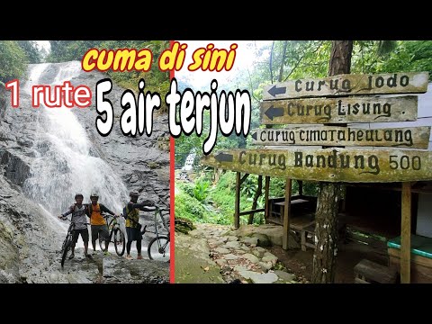 Curug Bandung Loji Karawang wisata air terjun & camping ground