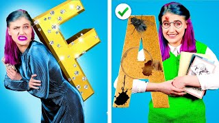 POPULAR STUDENT AT SCHOOL! Clever Ideas & Best DIY School Hacks by Hungry Panda